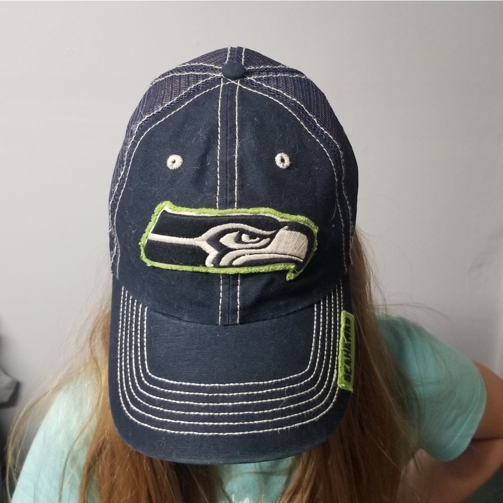 Seahawks mesh trucker football NFL 47 brand hat